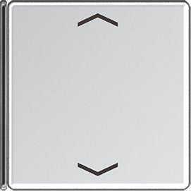 Jung - Abdeckung/Bedienelement für Installationsschalterprogramme Taste 4-fach alu A 404 TSAP AL 14 mit Symbolen − 1 Stück