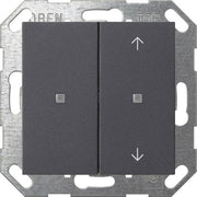 Gira - Bussystem-Tastwippe KNX Taster Wippe 2f anth 517528 unbedruckt/Pfeile