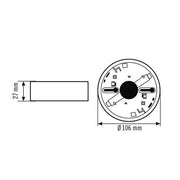 ESYLUX - Aufputzgehäuse für Unterputzgerät Aufputzdose PROTECTOR#ER10018985 Protector Rauchmeld.