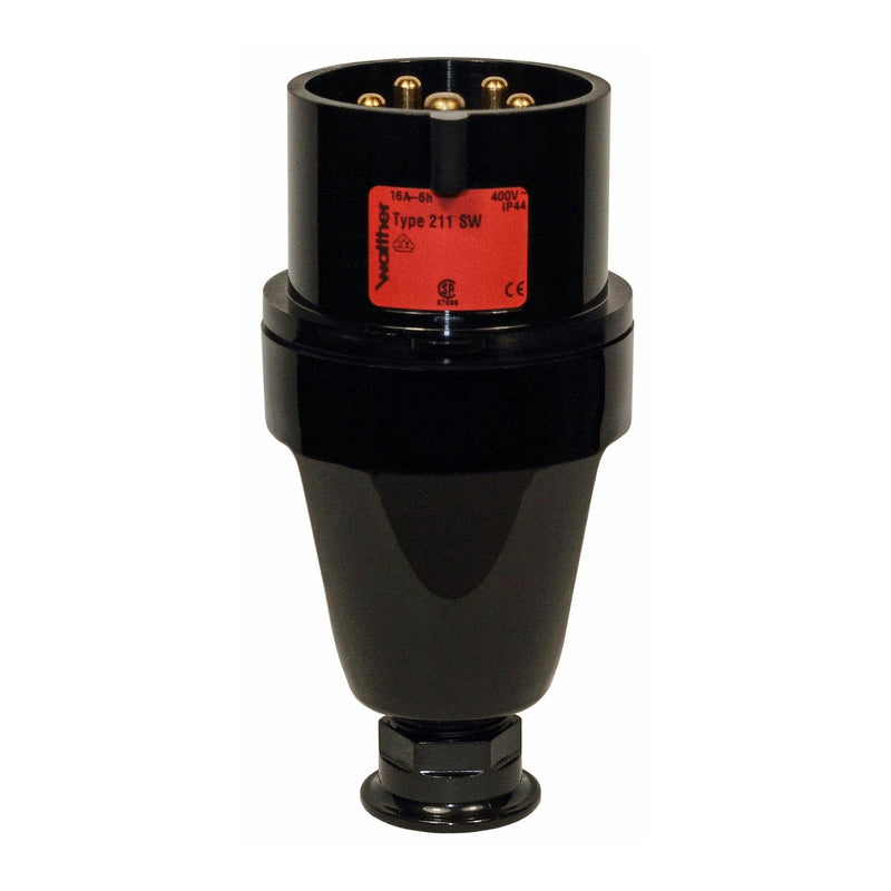 Walther Werke - CEE-Stecker (IEC 60309) Stecker schwarz 125A 279SW 5P 400V 6h IP67