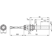 Schmersal - Magnetischer Näherungsschalter Magnetschalter BN 65-rz/V
