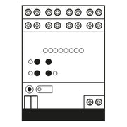 Jung - Bussystem-Heizungsaktor KNX Fan-Coil-Aktor 2-fach FCA 2 REGHE REG Gehäuse 4TE