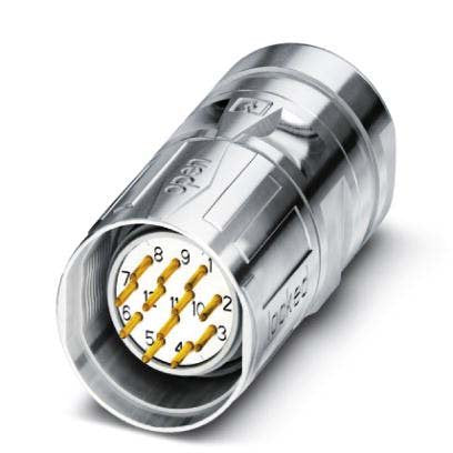 Phoenix Contact - Rundsteckverbinder, feldkonfektionierbar (Industriesteckverbinder) Kabelsteckverbinder CA-12P1N8A8007S