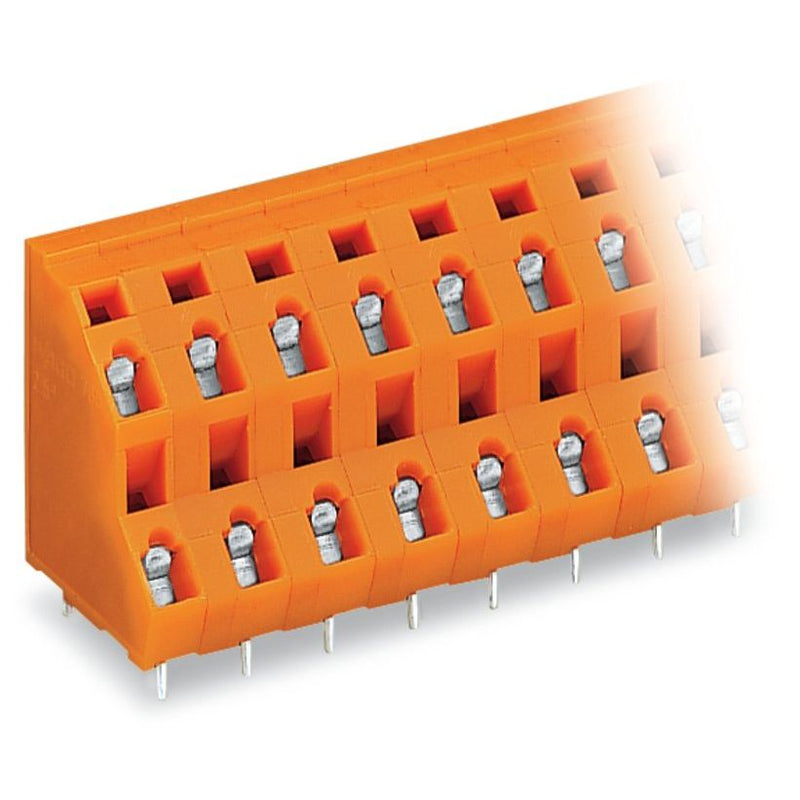 WAGO - Leiterplattenklemme DoppelstockLeiterplattenk. 736-604 2,5mm² − 63 Stück