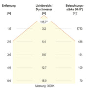 EVN Lichttechnik - Decken-/Wandleuchte LED-Anbauleuchte DUD600125 CCT Switch