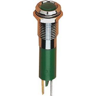 Scharnberger+Hasenbein - Single-LED LED-Signallampe flach 38017 5mm 12-14VDC weiß