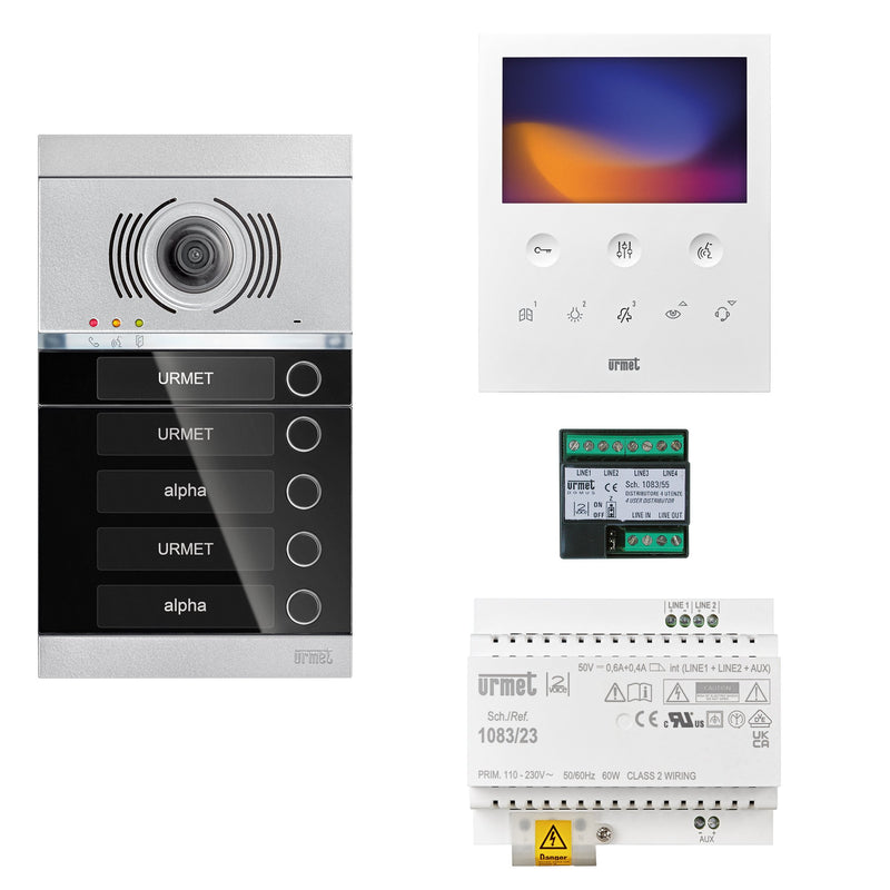 Grothe - Türsprech-Set Video Pre Pack 11WE V-2V-VOG-ASA1-11WE