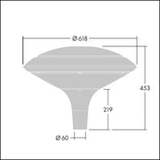 Thorn - Straßen- und Platzleuchte LED-Leuchtenkopf PLI D 24L #96668631 4000K