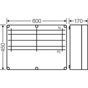 Hensel - Sammelschienengehäuse Sammelschiene Mi 6656 630A 5pol