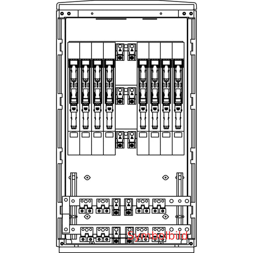 Elsta Mosdorfer - Kabelverteilerschrank LS80S.DV24 mit Sammelschienen