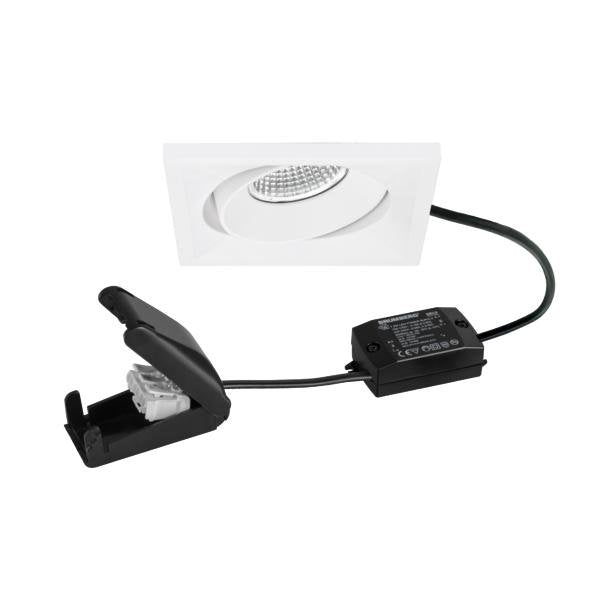 Brumberg Leuchten - Downlight/Strahler/Flutlicht LED-Einbaustrahler 230V 38499173 3000K, ws