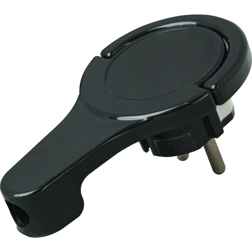 Kopp - Schutzkontaktstecker Schutzkont.-Winkelstecker 172005030 extraflach schwarz − 3 Stück