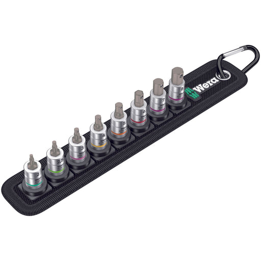 Wera - Steckschlüsselset Zyklop Bit-Nuss-Satz 05003881001 8-teilig