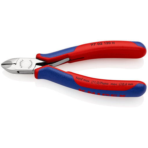 Knipex - Seitenschneider Elektronik-Seitenschneider 77 02 120 H mit Hülle, 120mm