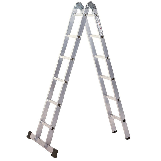 ILLER-LEITER - Sprossenleiter Klappleiter, Industrie 62405 2x5 Sprossen