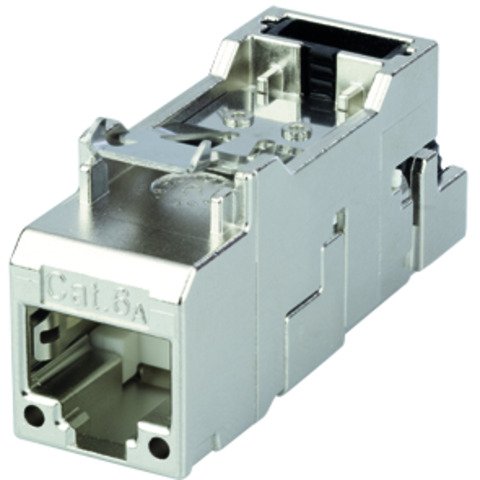 Telegärtner - Modularer Steckverbinder AMJ-S Modul Cat6A(ISO/IEC) 100023199 T568B − 24 Stück