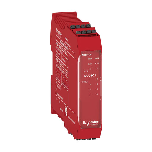 Schneider Electric - Gerät zur Überwachung von sicherheitsgerichteten Stromkreisen Ausgangs-Erweiterungsmodul XPSMCMDO0008C1G Modicon XPSMCM 8A