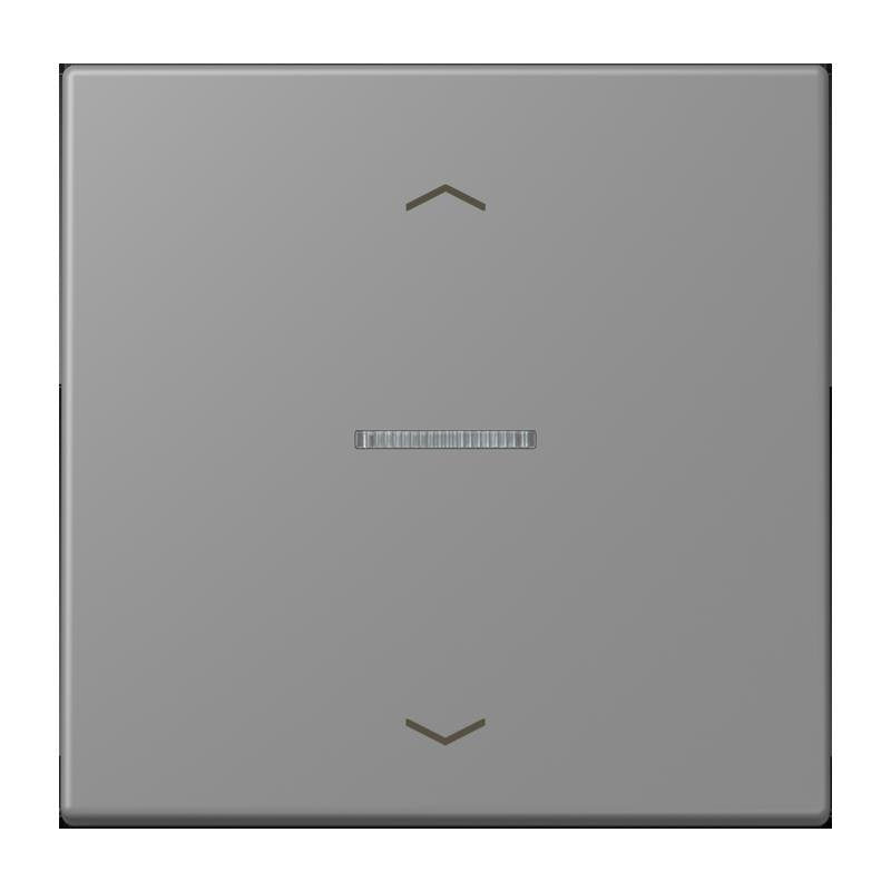 Jung - Abdeckung/Bedienelement für Installationsschalterprogramme Wippe mit Lichtleiter LC 101 KO5P 203 gris 31