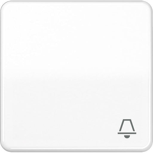 Jung - Abdeckung/Bedienelement für Installationsschalterprogramme Wippe Symbol KLINGEL aws CD 590 K WW für Taster
