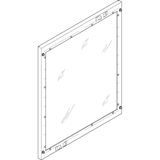ABN - Abdeckung für Verteilerfeld Abdeckplatte FAS24N 500x600mm 2FB/4RE