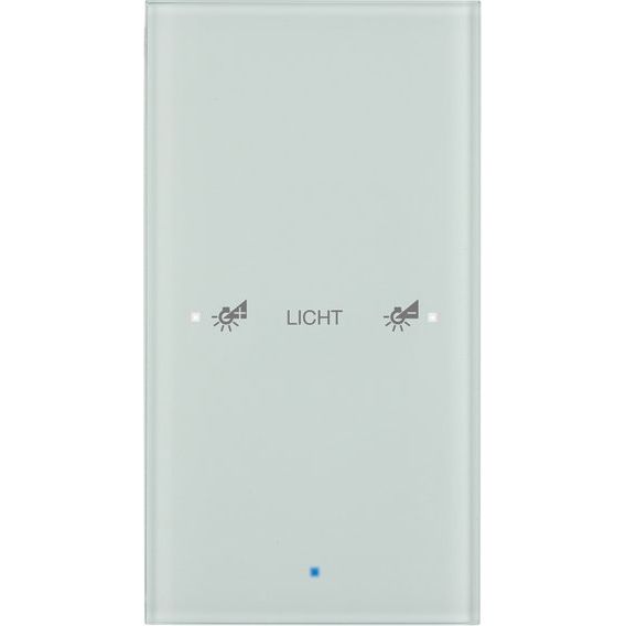 Berker - Bussystem-Tastsensor Glas-Sensor 1fach 75141930 polarweiß
