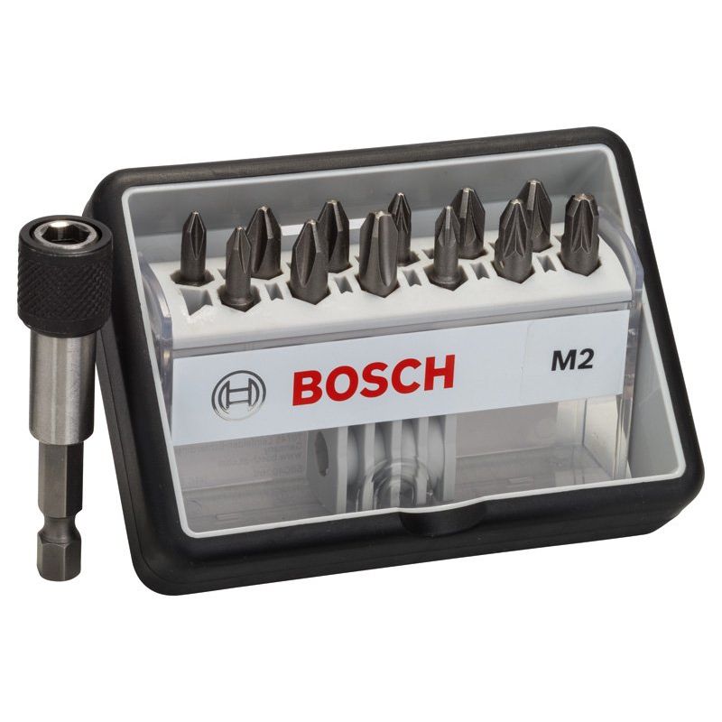 Bosch - Bit-Set 12+1-tlg. 2607002564 Schrauberbit-Set