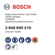 Bosch - Trenn-/Schleifscheibe PRO Metal Schleifscheibe, 2608600218 115 x 6 x 22.23 mm