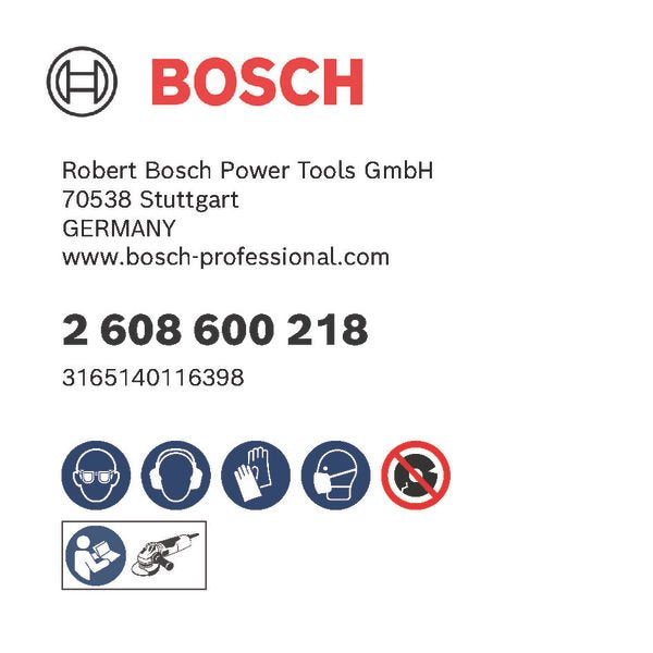 Bosch - Trenn-/Schleifscheibe PRO Metal Schleifscheibe, 2608600218 115 x 6 x 22.23 mm