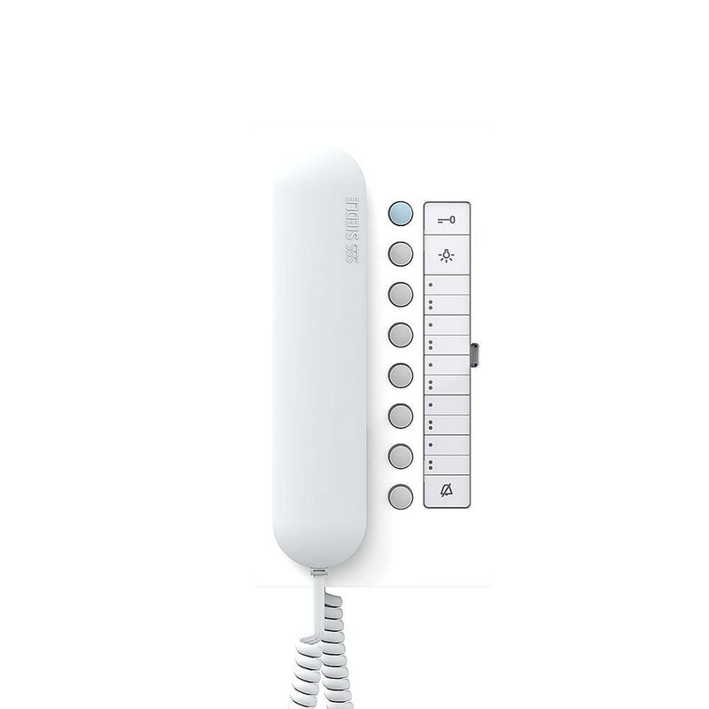 Siedle&Söhne - Innenstation für Türkommunikation Bus-Telefon Comfort BTC 850-02 WH/W weiß-hgl/schwarz