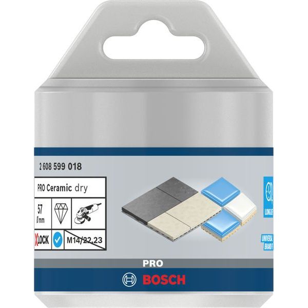 Bosch - Bohrer PRO Ceramic dry 2608599018 Trockenbohrkrone 57