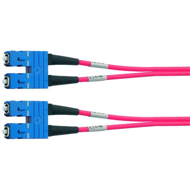 Telegärtner - Patchkabel LWL LWL-Duplex-Rangierkabel 100011766 SC, G50/125 OM4, 1m