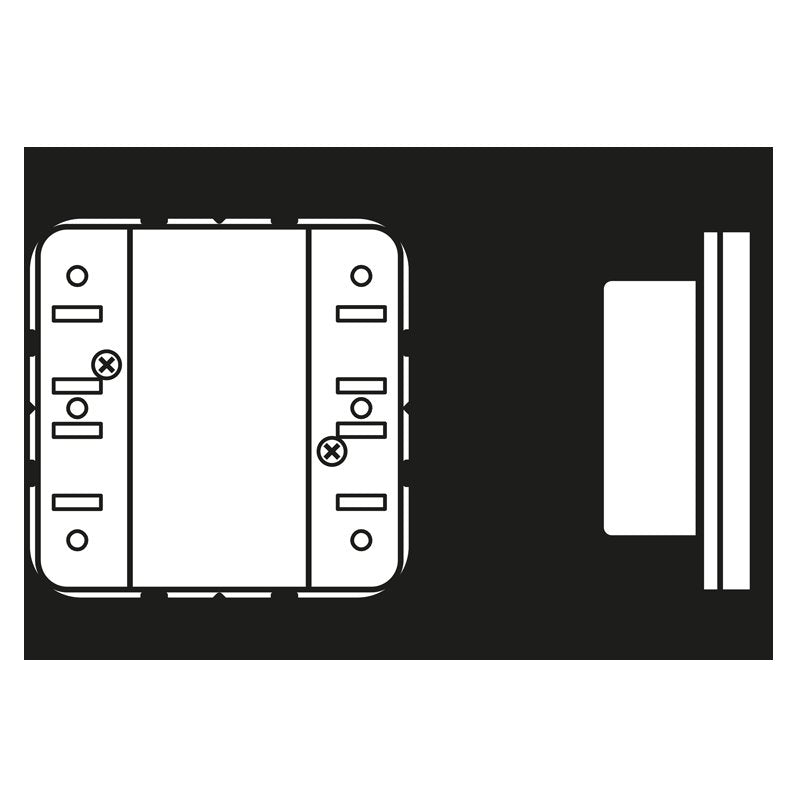Jung - Bussystem-Tastsensor KNX Tastsensor-Modul 3f CD 52931 ST Universal
