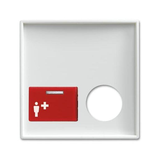Busch-Jaeger - Zentralelement Klinikinstallation Zentralscheibe alpinws 2548-022 B-914 Licht-Ton-Rufsysteme