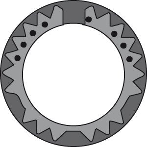 Somfy - Zubehör/Ersatzteile für Tor-/Rollladenantriebe Adapter LT 60 9707641 DS 85 − 1 Stück