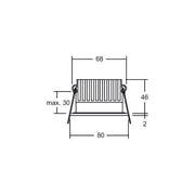 Brumberg Leuchten - Downlight/Strahler/Flutlicht LED-Einbaudownlight 230V 12650183