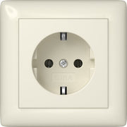 Gira - Steckdose Vollpl. 444001 Cremeweiß