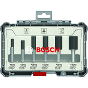 Bosch - Werkzeugset PRO Nutfräser-Set, Schaft 2607017466 8 mm, 6-tlg