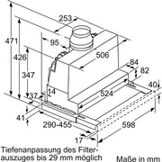 Constructa-Neff - Dunstabzugshaube Flachschirmhaube D46ED52X1 3 Stufen + 1 Intens