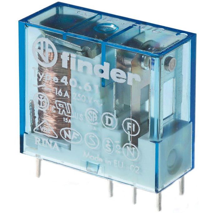 Finder - Schaltrelais Relais 40.61.7.012.4000 1W, 16A − 50 Stück
