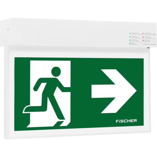 Fischer - Sicherheitsleuchte LED-Rettungszeichenleuchte SKR-U383At2 EB 3/8h,18m,IP40