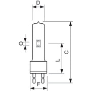 Philips Lighting - Studio-, Projektions- und Fotolampe Studiolampe MSR 1200/2 1CT/3