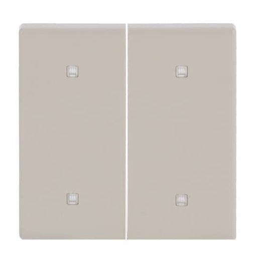 Busch-Jaeger - Abdeckung/Bedienelement für Installationsschalterprogramme Wippe 2-fach 2570-20-82 Elektroniktaster