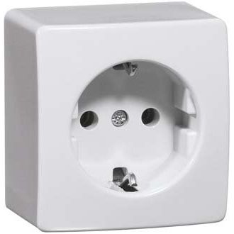 Peha - Schalter-/Steckdosenkombination Steckdose SCHUKO H 6600.02 V reinweiß