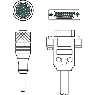 Leuze - Konfektioniertes Sensor-Aktor-Kabel Verbindungsleitung KB 900-5000