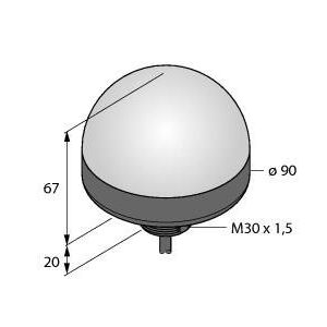 Turck - Optisches/Akustisches Signalgerät LED-Anzeige K90LRP − 1 Stück