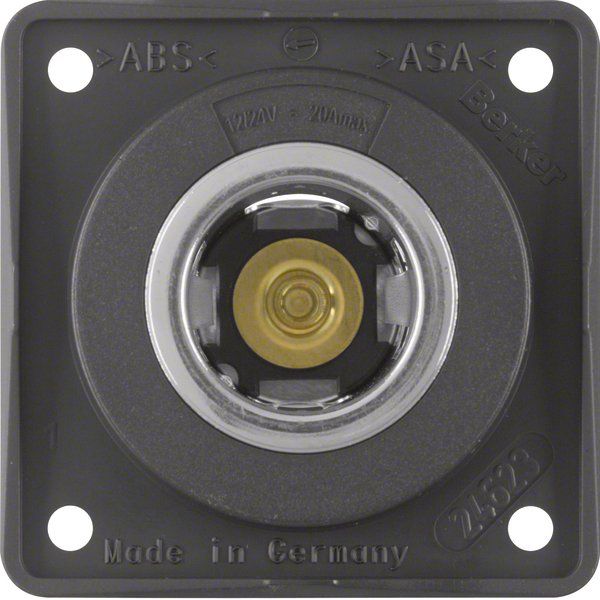 Berker - Steckdose Power-Steckdose anth 845712505 matt,12V