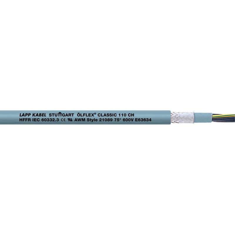 Lapp Kabel&Leitung - Energiekabel < 1 kV, für ortsveränderlichen Einsatz ÖLFLEX CLASSIC 110 CH 2X1 10035055/500 − 500 Meter