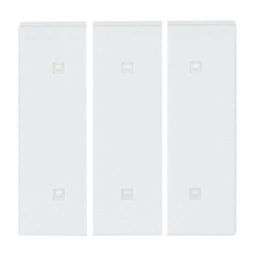 Busch-Jaeger - Abdeckung/Bedienelement für Installationsschalterprogramme Wippe 3-fach 2570-30-84 Elektroniktaster