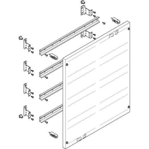 ABN - Verteilerfeld für Installationsverteiler ESPRO-Modul MF2426 flach BxH:500x600mm