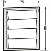 Renz Metallwaren - Funktionsmodul für Türkommunikation Klingelmodul 97-9-85272 gr mit 4 Klingeltaster − 1 Stück